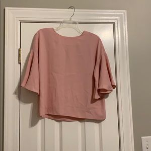 Blush pink blouse